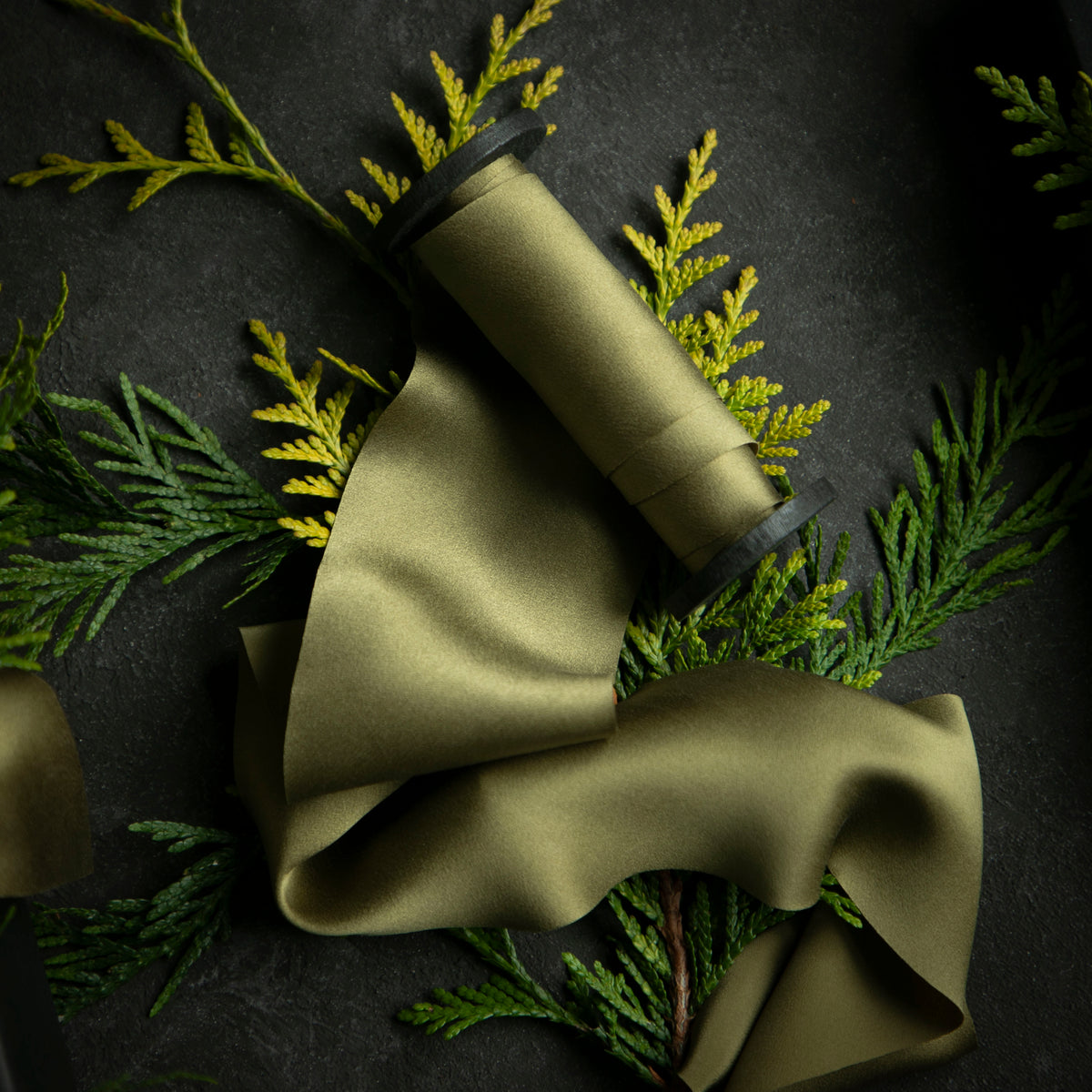 The Greens Silk Ribbon Set – Olive Paperie Co.