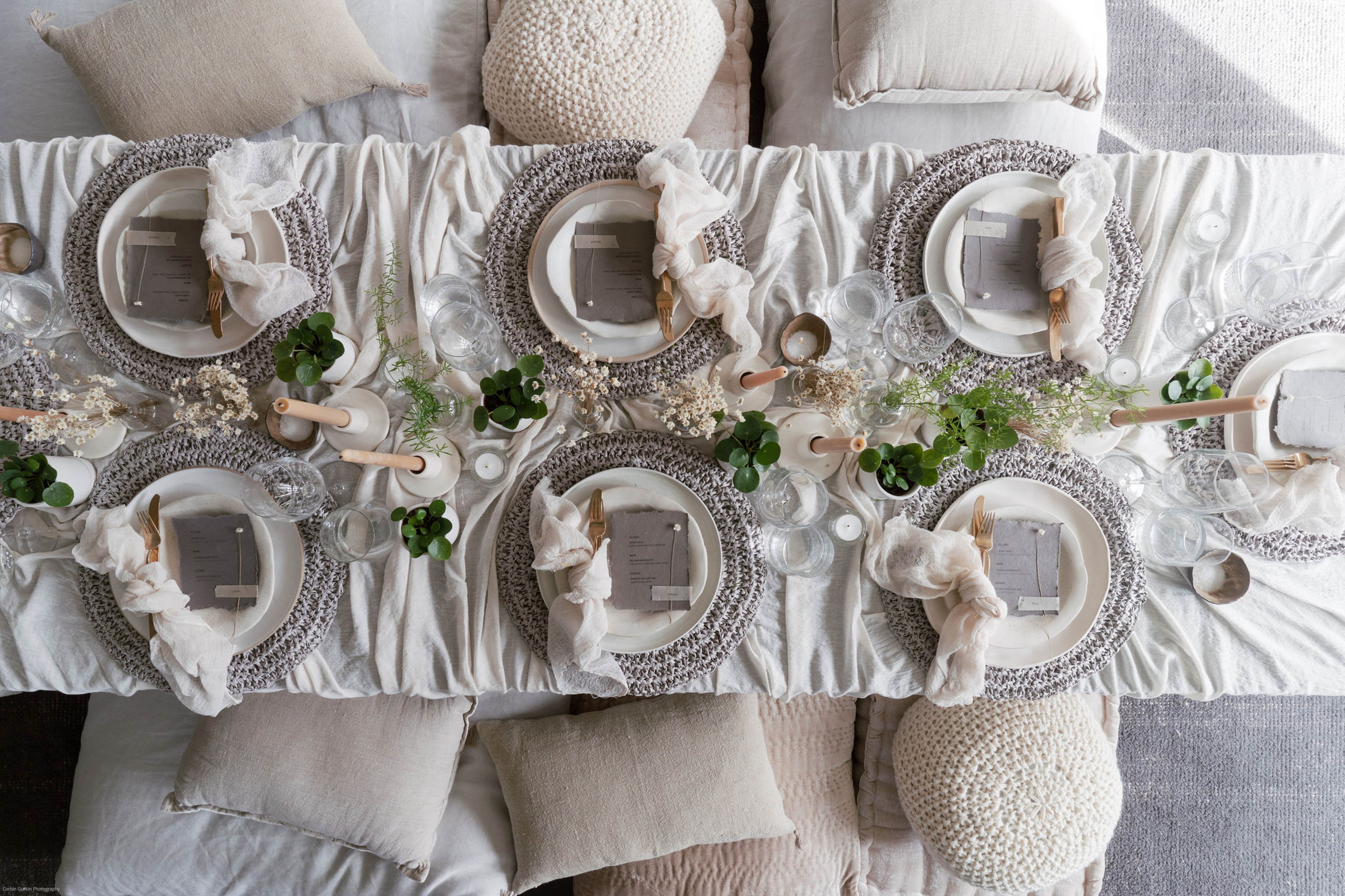 Dutch master table setting with tulipina flower arrangement photographed by celebrity wedding photographer corbin gurkin 