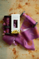 Eco-friendly silk ribbons with nature-inspired patterns, perfect for unique gift wrapping and tying market bouquets, crafted from sustainable materials