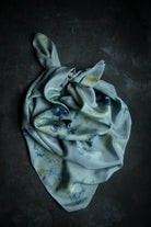 eco-print designer silk scarf eco-friendly silk