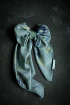 eco-print designer silk scarf eco-friendly silk