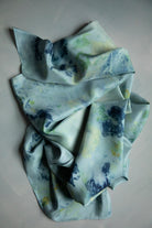 eco-print designer silk scarf eco-friendly silk