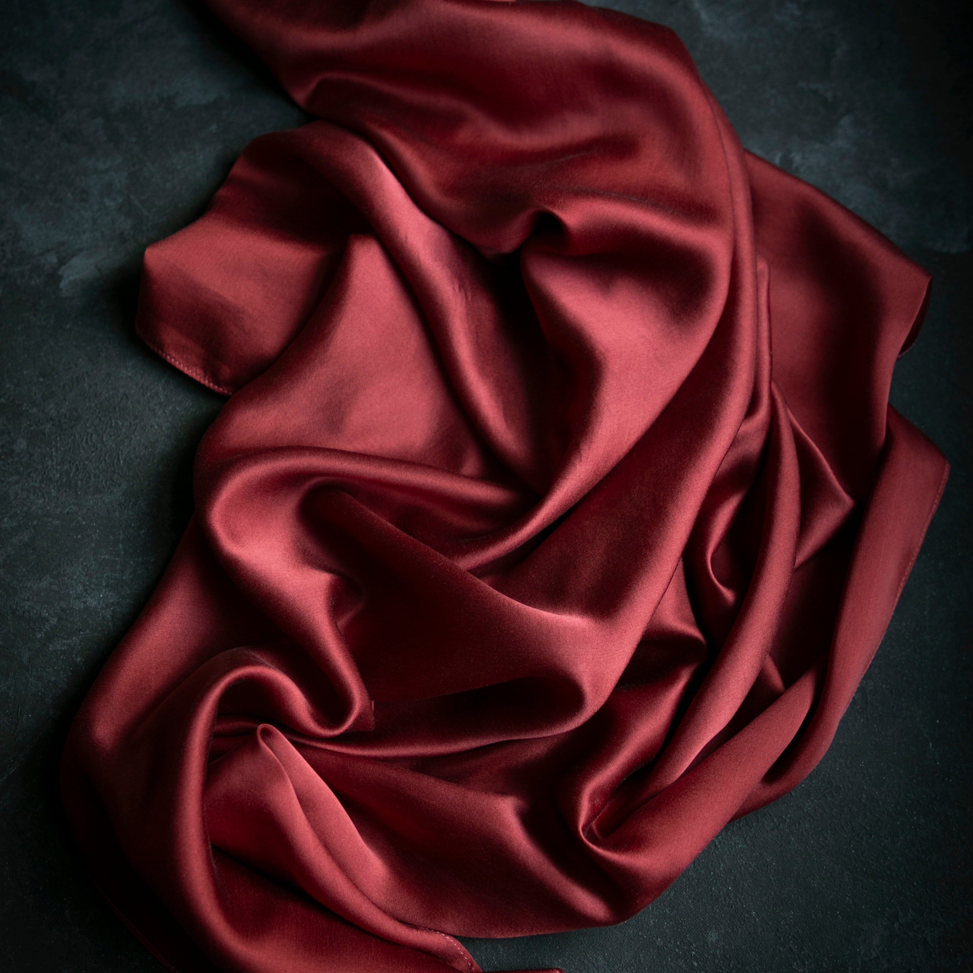 Elizabetta Carmen - Silk Scarf/Shawl - Cranberry