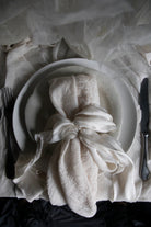 sustainable textiles. hand dyed napkins for luxury events and luxury weddings