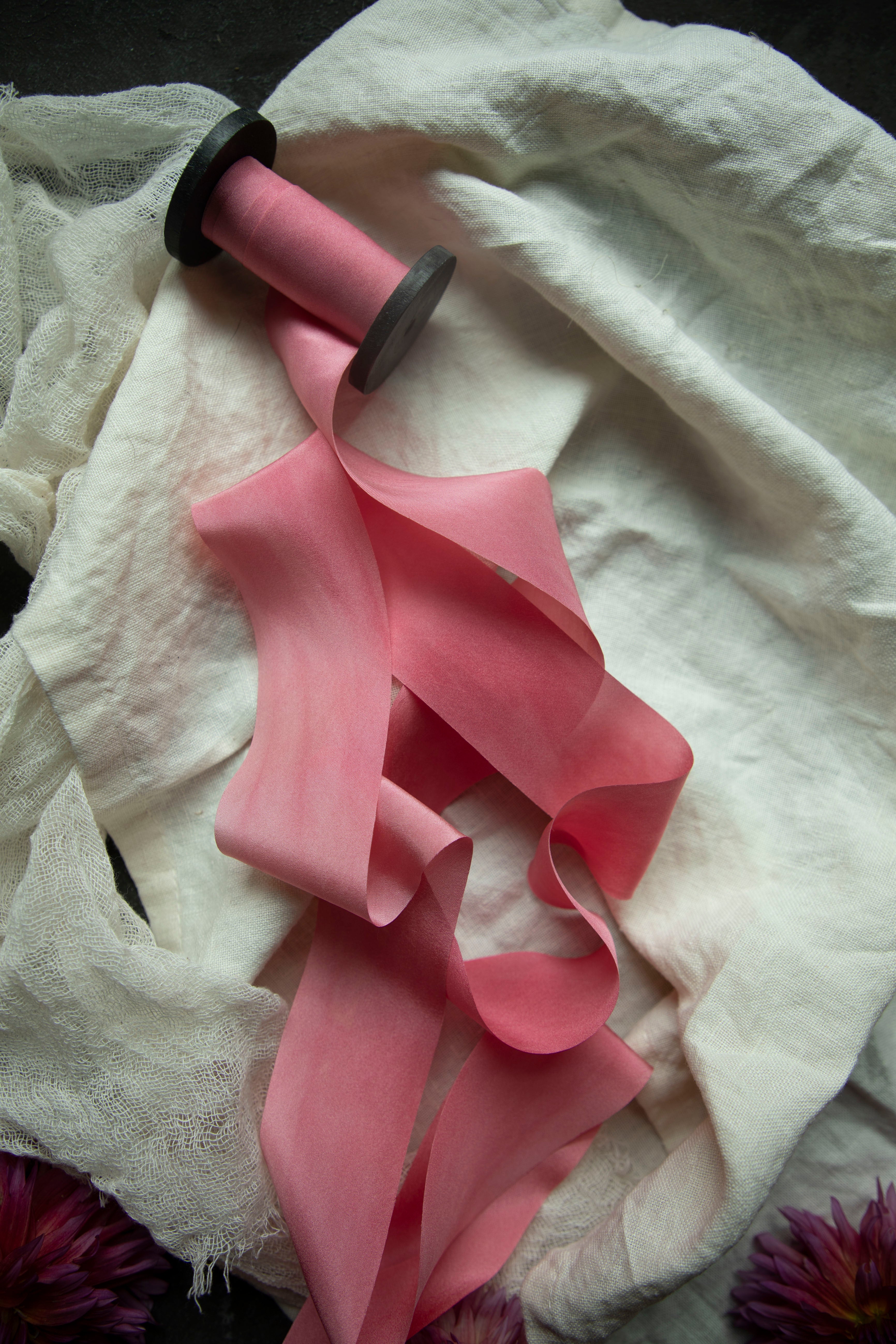 Playful Pink Silk Ribbon