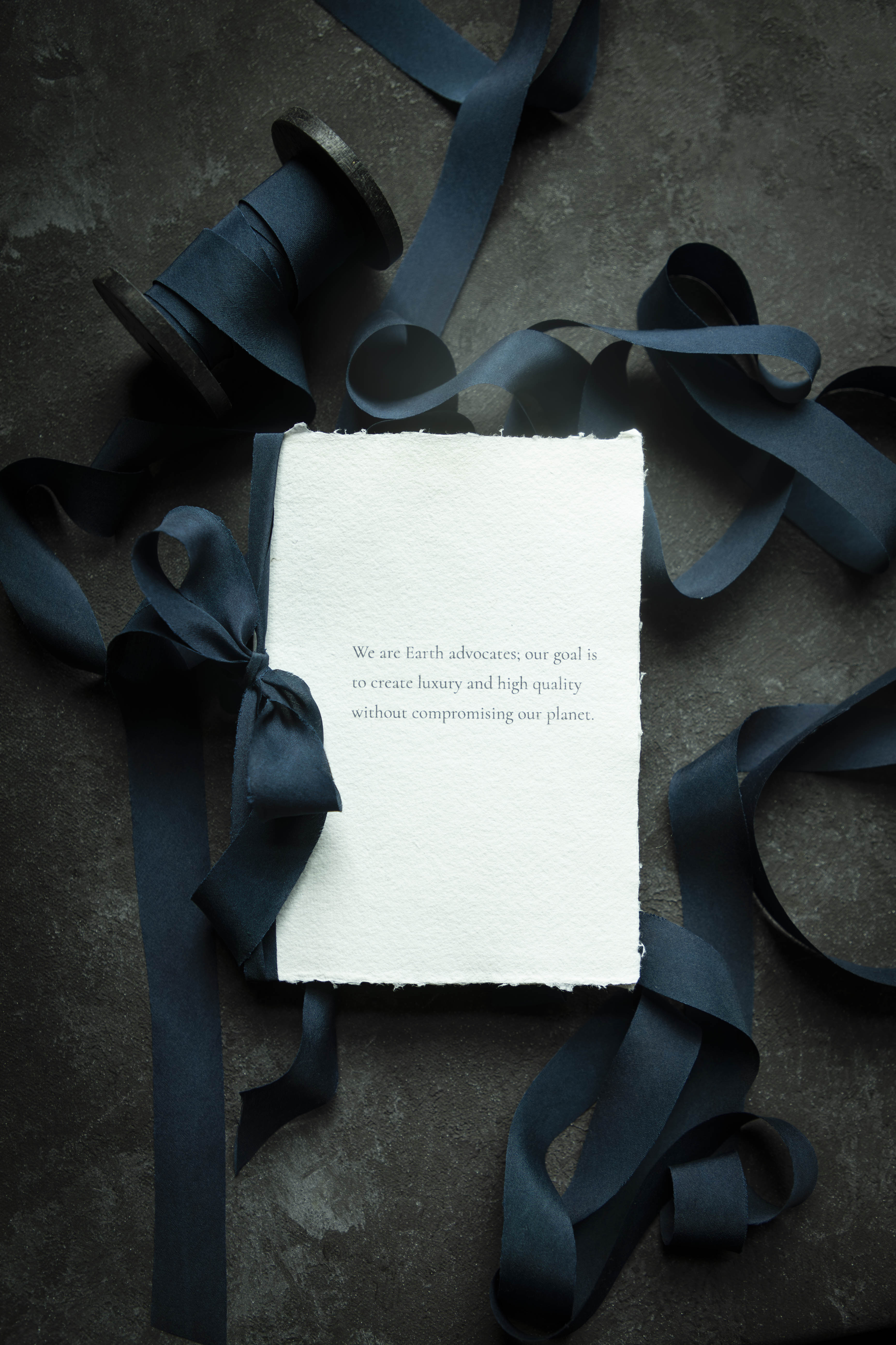 Signature Sheer Invitation Ribbon - Pale Blue Ribbons by Honey Silks Co