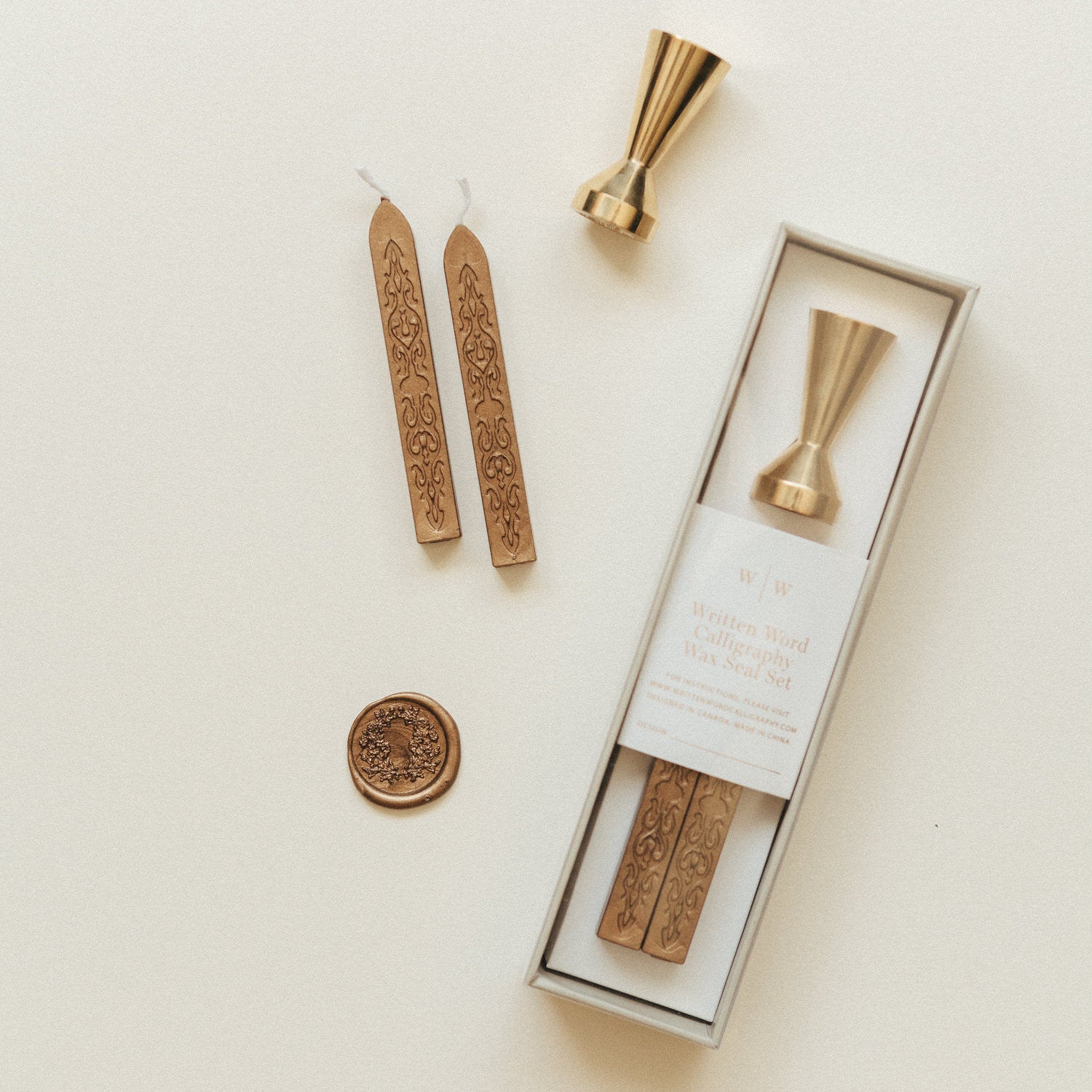 Brass Wax Seal Sets by WRITTEN WORD CALLIGRAPHY
