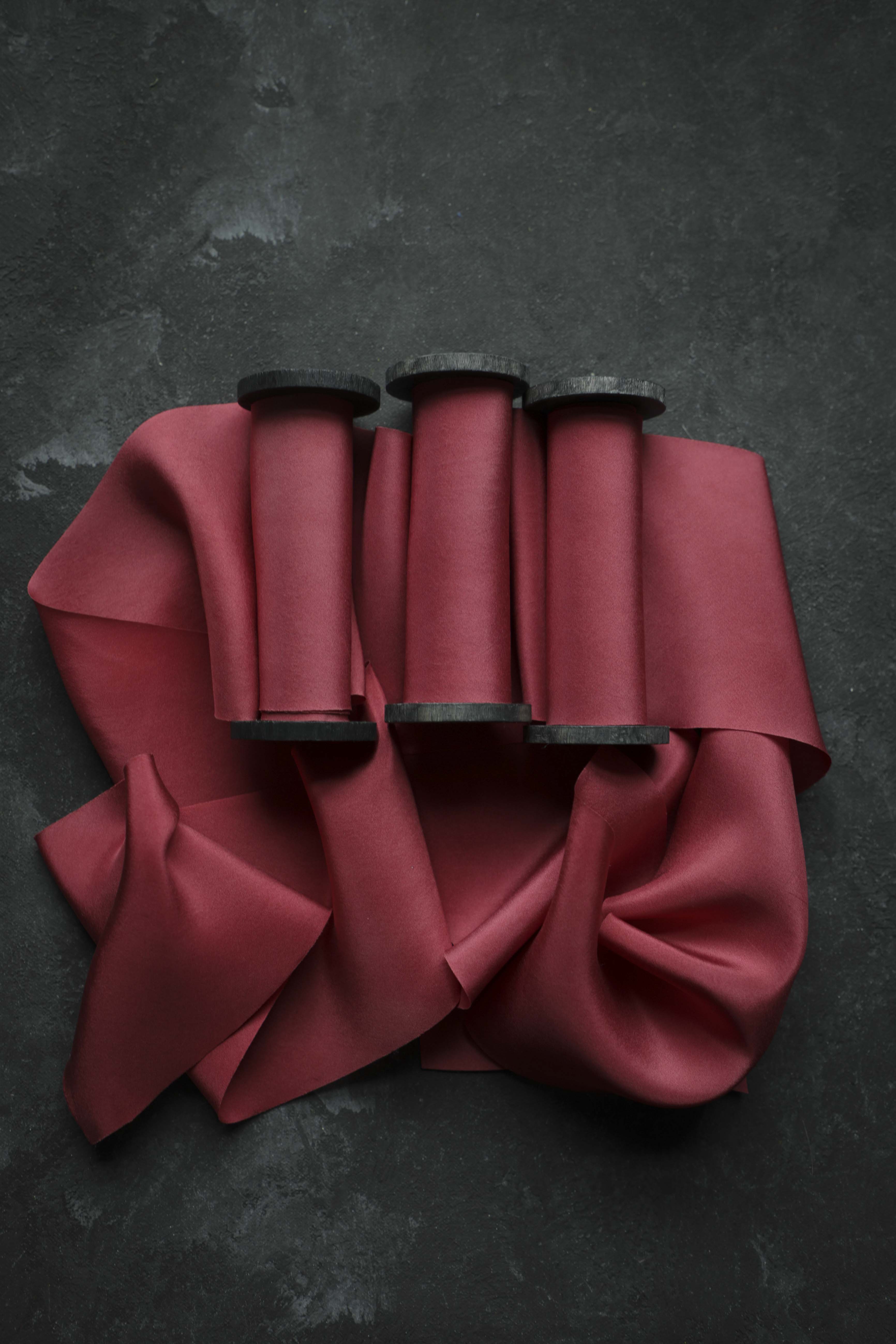 Romantic Red Silk Ribbon