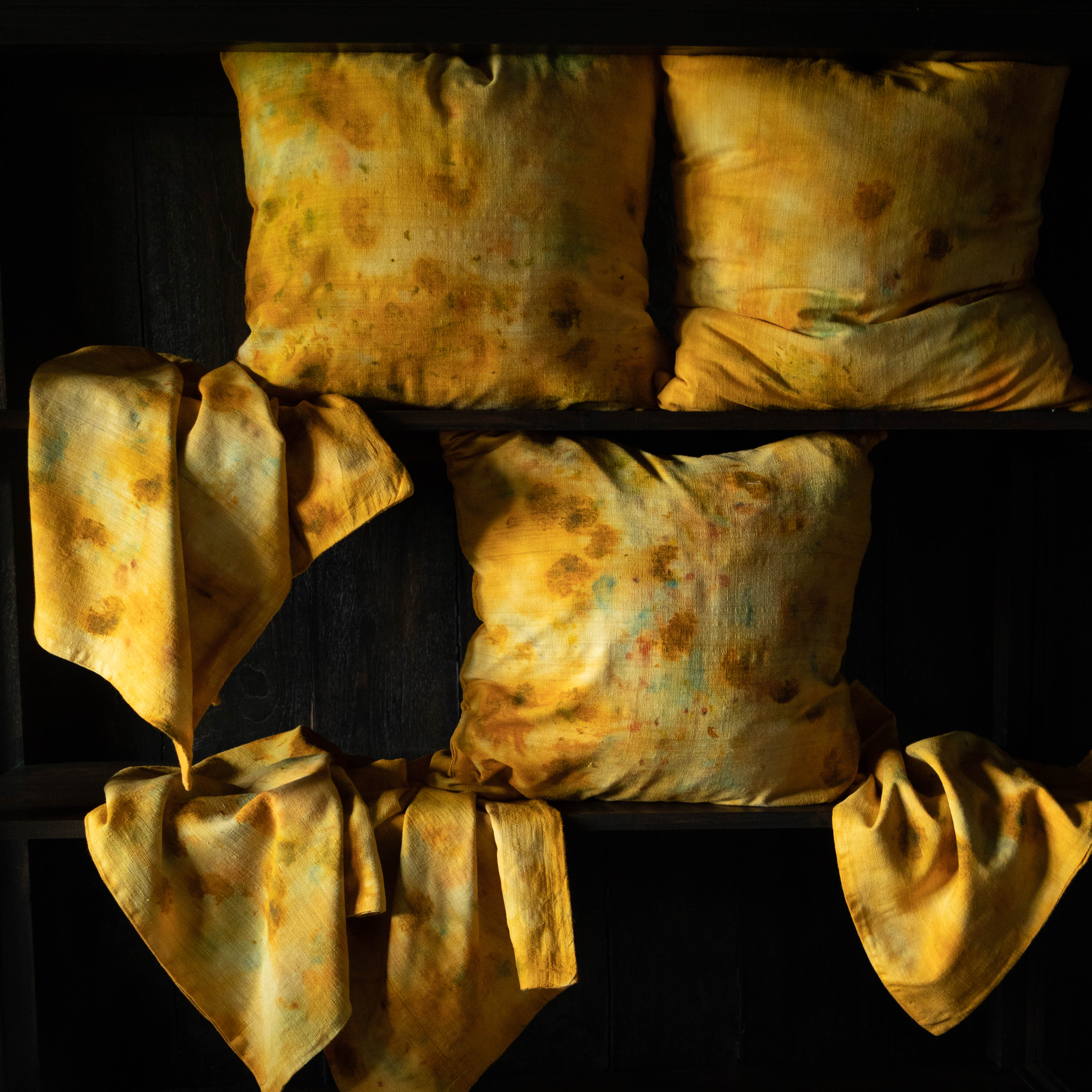 Marigold Yellow Silk Lumbar Throw Pillow Dupioni Silk Frill Silk Pillowcase  Cushion Cover : Indian Laces and febric.com