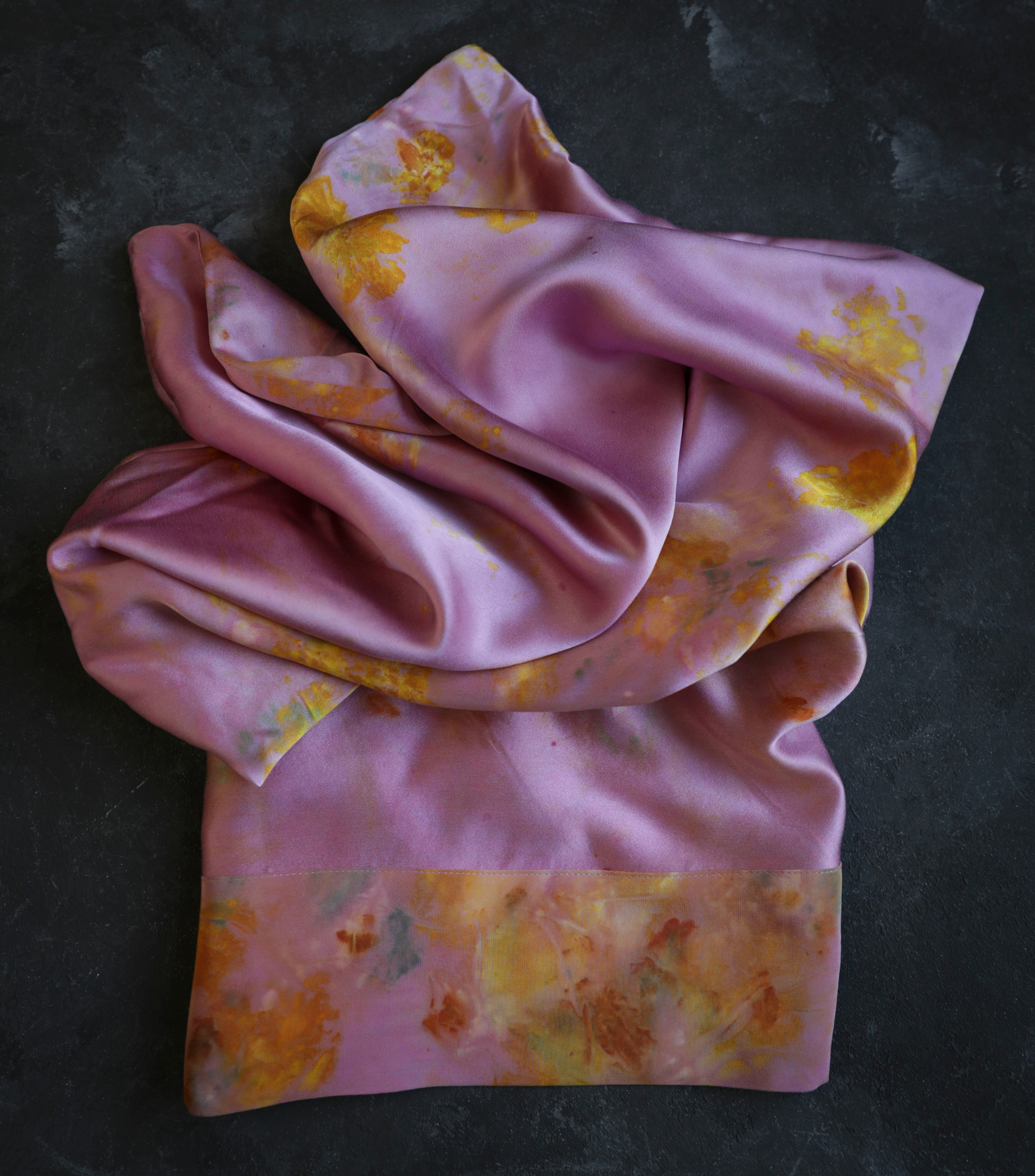 Naturally Dyed - Silk Scarf