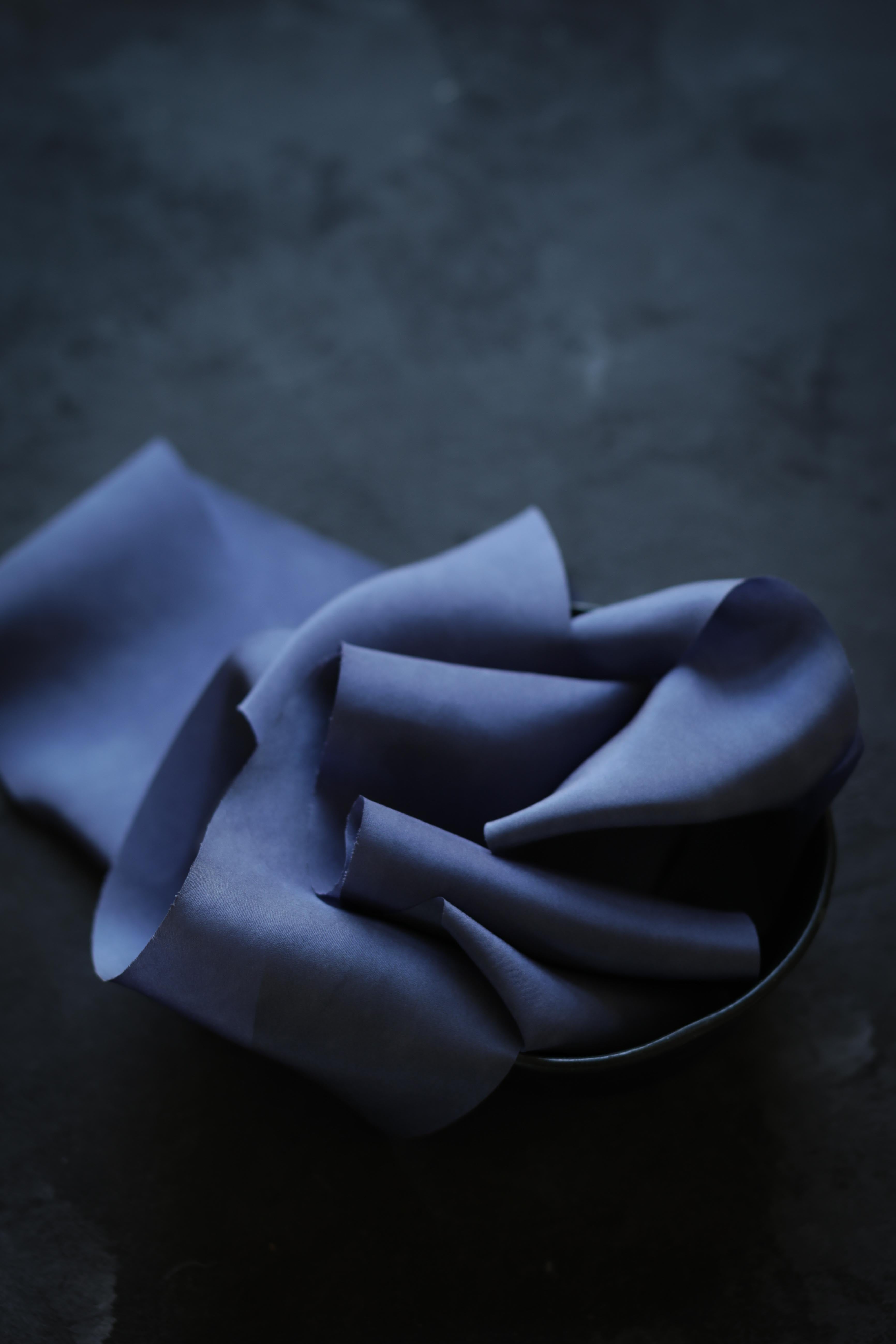 Silk Ribbon - Navy - 1.25 Wide - By the Yard – Dames a la Mode