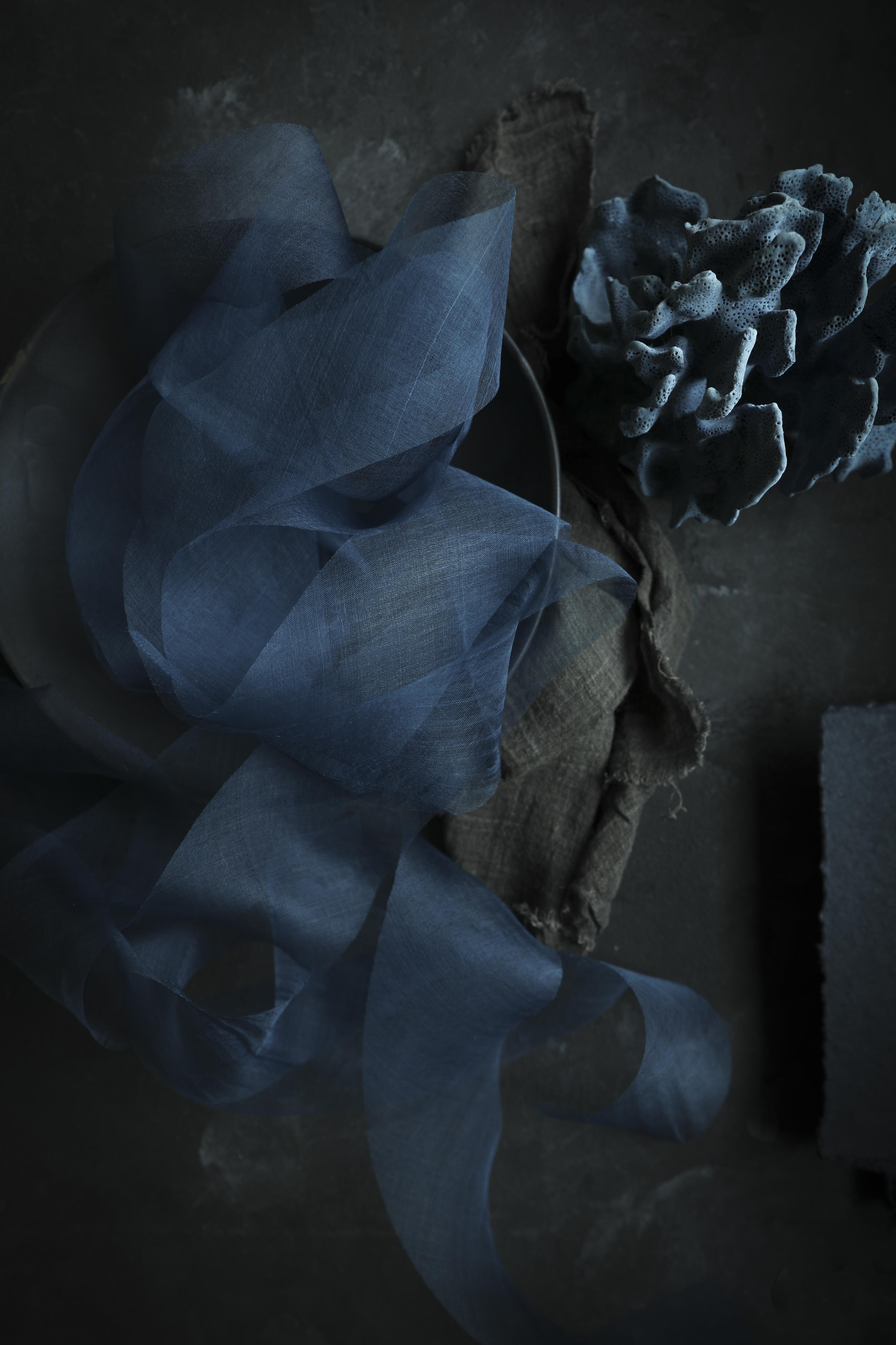 Mystic Blue {Gossamer} Silk Ribbon