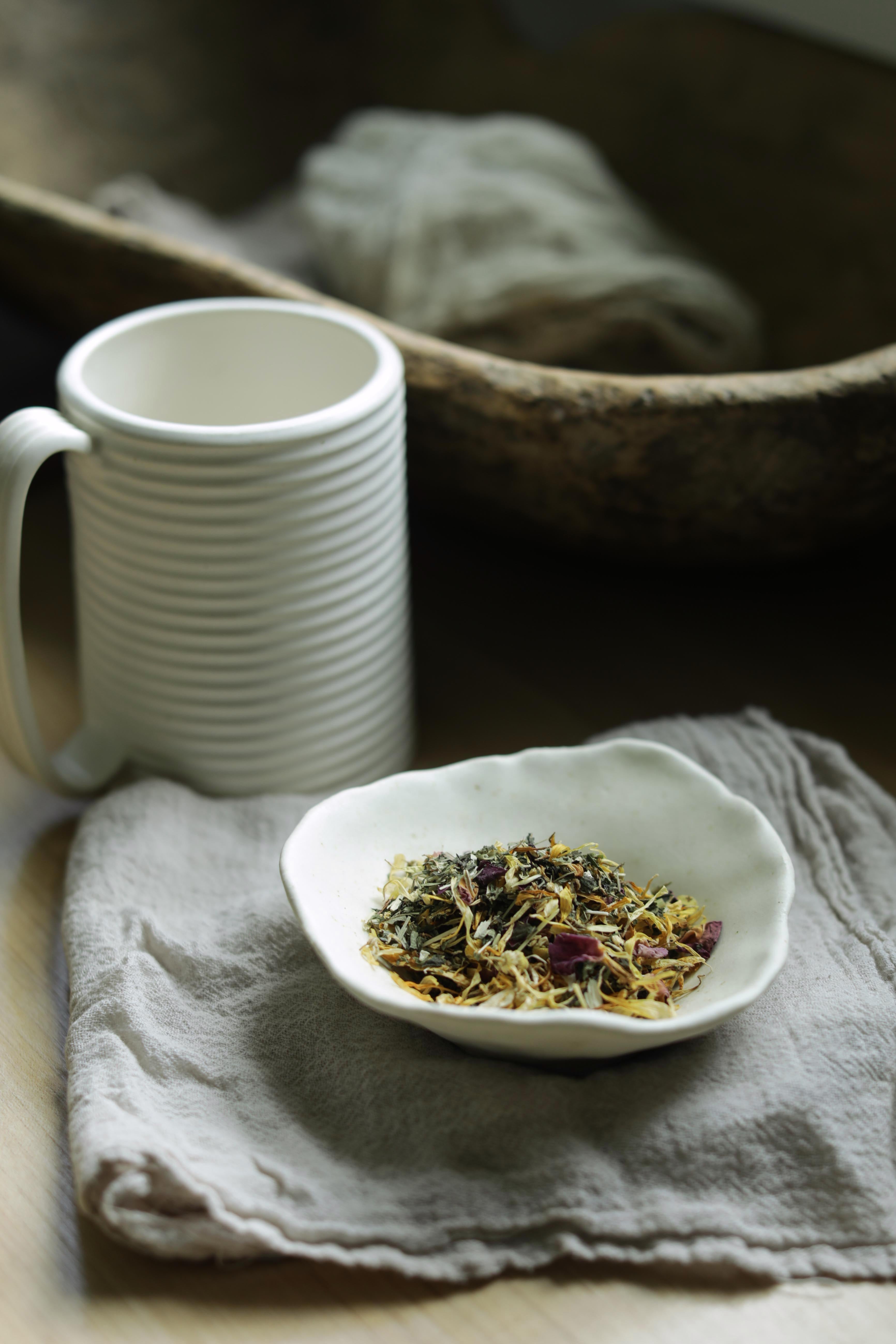 handmade ceramic dish and coffee mug